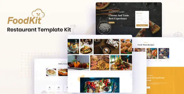 FoodKit – Restaurant Template Kit