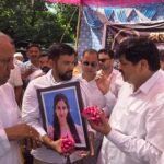 अंकिता की बरसी पर कांग्रेस का मार्च, वनंत्रा रिजॉर्ट तक पहुंचकर उठाई न्याय की मांग